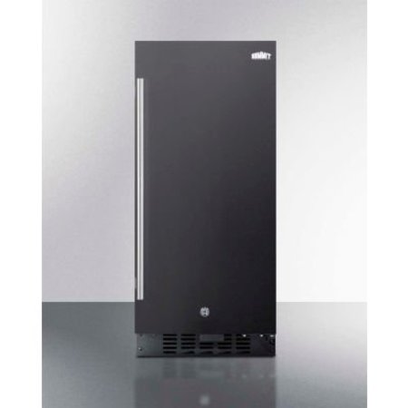 SUMMIT APPLIANCE DIV. Summit-Built-In or Freestanding Refrigerator 3 Cu. Ft. Black FF1532B